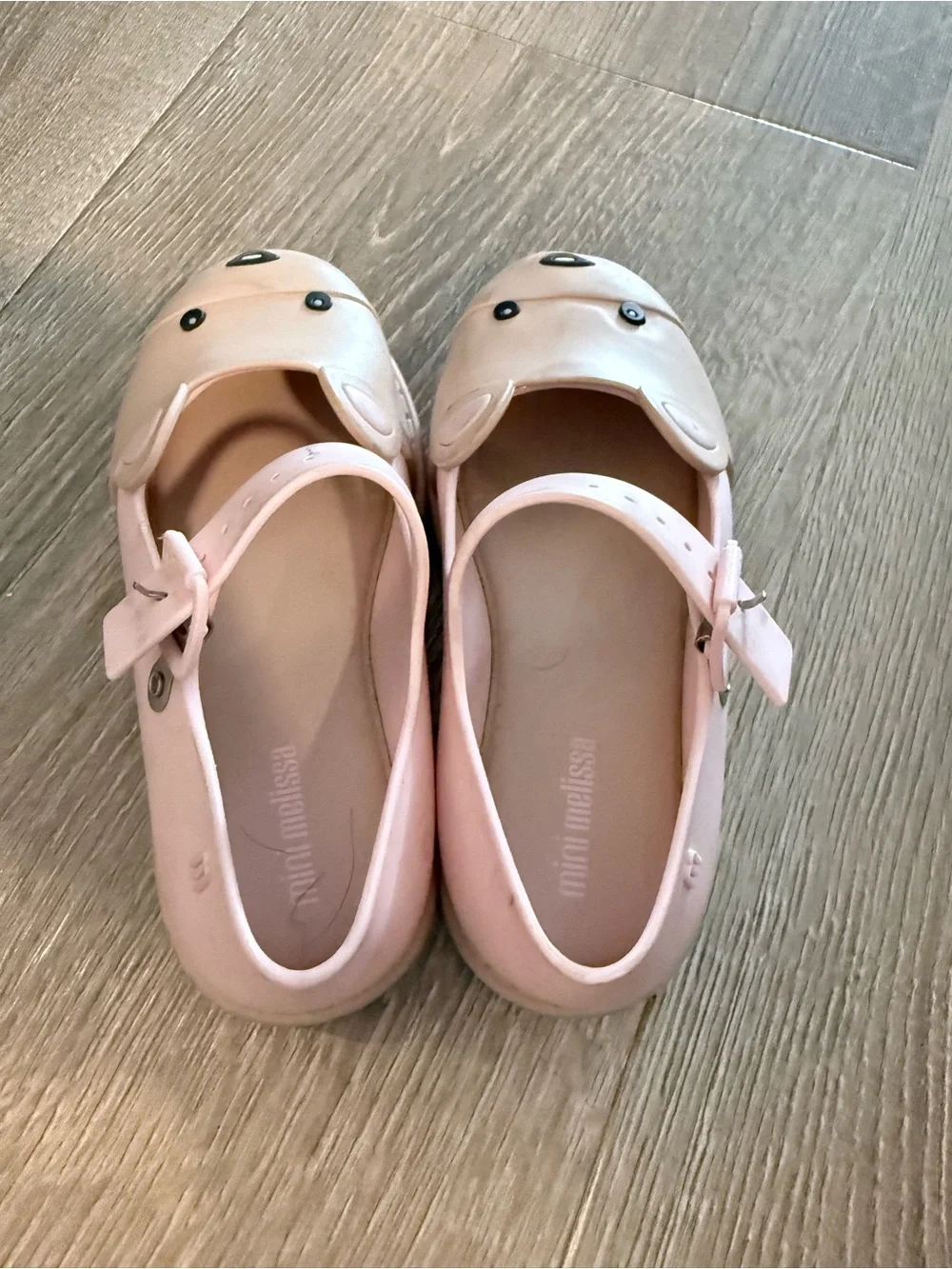 Girls' Pink Bear Mary Jane Shoes mini melissa